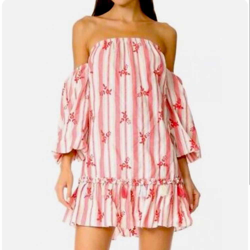 Misa L.A. off the shoulder minidress